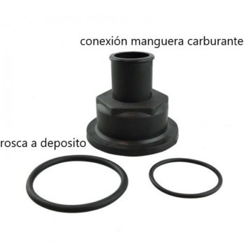 Enlace Conector combustible a depósito-recto ó codo