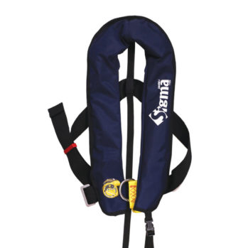 Chaleco SIGMA Automát-170Newton-c/arnés y cremallera–HAMMAR--Azul