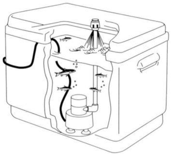 Bomba Viveros Pequeños –TMC 250GPH—950.lts/h. 12v