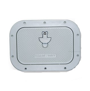 Tambucho de Aluminio-Magnesio blanco - exterior: 37 x 27