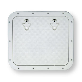 Tambucho de Aluminio-Magnesio-blanco - exterior: 51 x 46