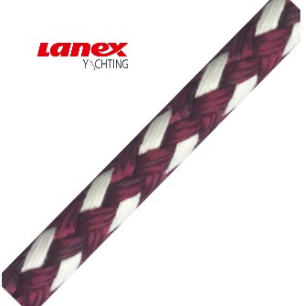 Cabo ESCOTA ZEPHYR .POLIESTER  A.T. máxima suavidad---.6 mm (burdeos)