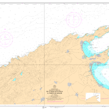Carta IHM nº426-- Mallorca- De la Bahía de Alcudia al puerto de Sóller