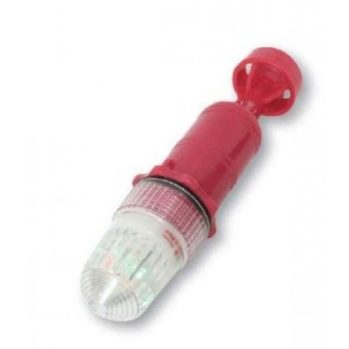 Luz destellante AMARILLA con célula foto activada-LED