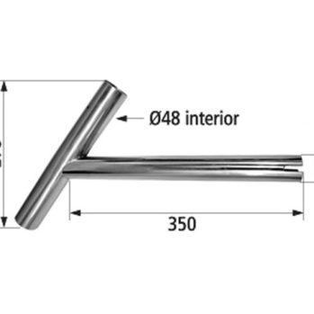 Portacañas Extensión  inox316