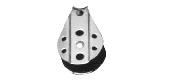 Polea  simple para cabo 6 mm