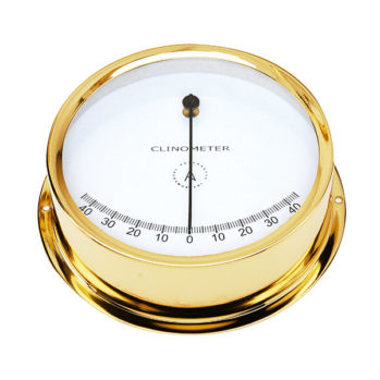 CLINÓMETRO Aneroide---base: 120....altura: 35mm-(con baño de oro 24K)