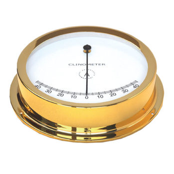 CLINÓMETRO Aneroide---base: 175....altura: 40mm-(con baño de oro 24K)
