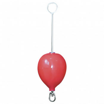Boya de fondeo. PVC flexible hinchable con herrajes rilsan largo—- Ø: 32 cm- A: 110 cm