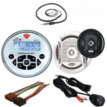 EQUIPO Multimedia KIT: USB/MP3/RADIO–LCD-Bluetooth-AUX–TFT–4x65w + altavoces 140w