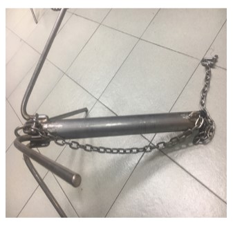 Ancla  ARTESANA inox de roca-(tubo hueco)