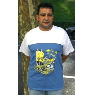 Camiseta con estampación M.CHICOLINO