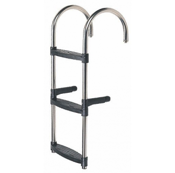 Escalera de inox/pvc -  3 ó 4 peldaños