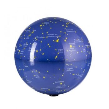 GLOBO ROTATIVO CON LUZ---Largo: 14 -Ancho: 14 cm