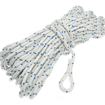 .Cabo fondeo poliester con guardacabo. 8.mm/ 50 mts