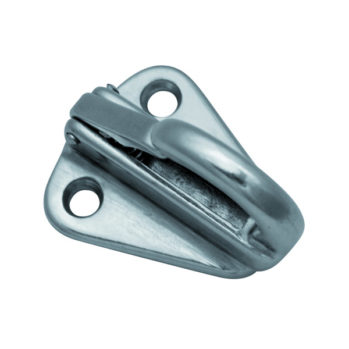 Sujeta-defensas multiusos Inox 316,c/ seguro. 35x31mm