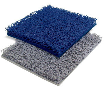 Alfombrilla con forro - 6  x 1,20 mts- azul