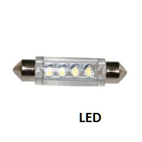 Bombilla LED T11-41mm-12v para luces Classic 12S