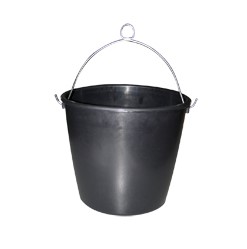 Cubo marino en caucho c/arillo - 7,5 lts