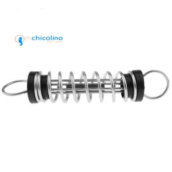 .Amortiguador amarre caucho-inox-316.---7x40 cm -Ø:7mm- (eslora 10-11 mts)