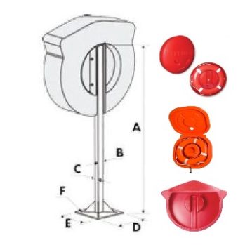 Herrajes y Soportes para los Cofres de Aro Salvavidas