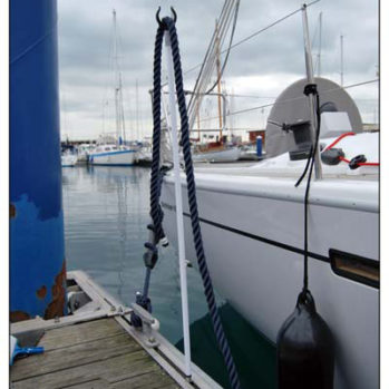 PERCHA sujeción cabos en pantalán de 1,30 altura