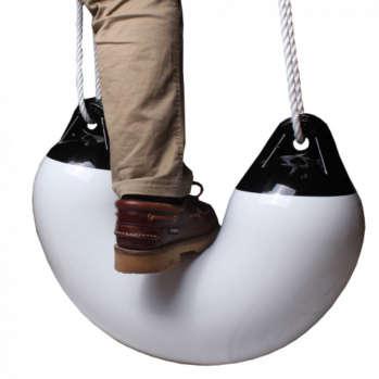 Defensa-Peldaño hinchable PVC --blanco