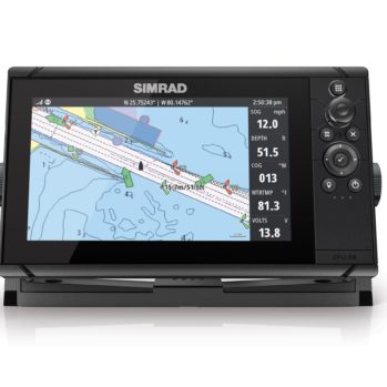 GPS-Plotter Sonda .9". SIMRAD Cruise-9. -con transductor 83/200 kHz Skimmer