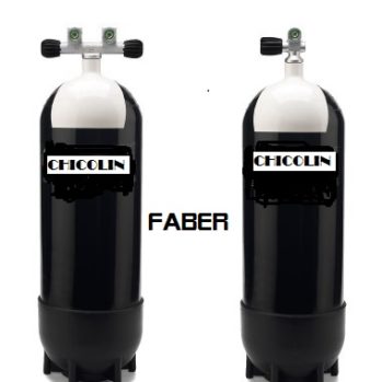Botella FABER- 15 Litros.200 bar