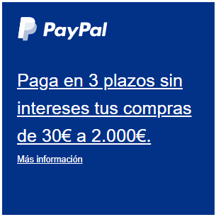 paypal pago diferrido 3 meses