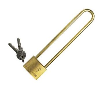 Candado arco de 120 mm--ancho: 4 cm---latón macizo