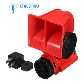 Bocina eléctrica 12v- 5A- 120dB -doble tono