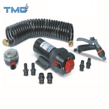 Kit de Baldeo con Manguera y Bomba auto-cebada 12v–2bar--17 lts/m--TMC