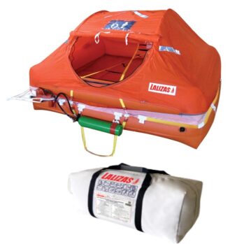 Balsa Salvavidas CE ISO 9650-ZONAS 2-3- (bolsa estanca)  -de 4 a 10 personas.-