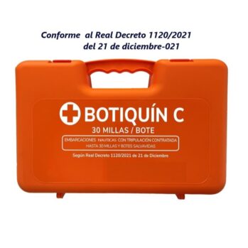 .Botiquín Tipo C. ( -30 millas)---con tripulación contratada–Conforme R.D.1120/2021