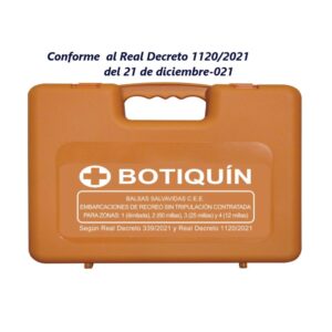 .Botiquín .»ZONAS 1- 2- 3- 4″–Conforme al R. D.1120/2021