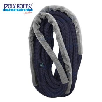 Cabo con elasticidad trenzado AZUL MARINO, con gaza--Ø:12-14-16-18mm x 6-10-15mts