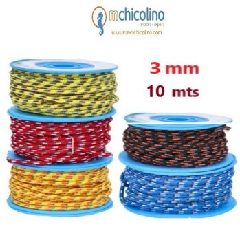Cabito Driza Poliéster trenzado– 3 mm/ 10 mts