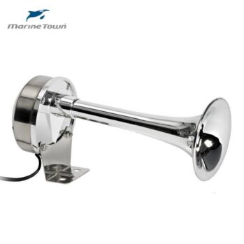 Bocina eléctrica trompeta 12v- 5A- 105dB- INOX/ABS– Marine