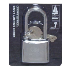 Candado INOX- SEA arco largo--–ancho: 2,5--3--4--5 cm