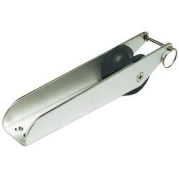 Puntera de proa con PASADOR--Largo: 280 x An:55 x Al:51--INOX