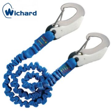 .Línea de seguridad WICHARD Elástica Doble. 1-2mts.