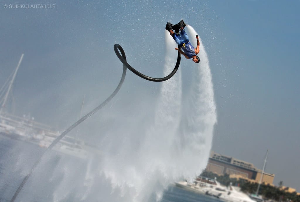 acrobacia en flyboard