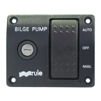 Panel Bomba Achique INOX.ABS–RULE-- 12v