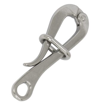 Gancho Pelican latón cromado--Ojal 10mm