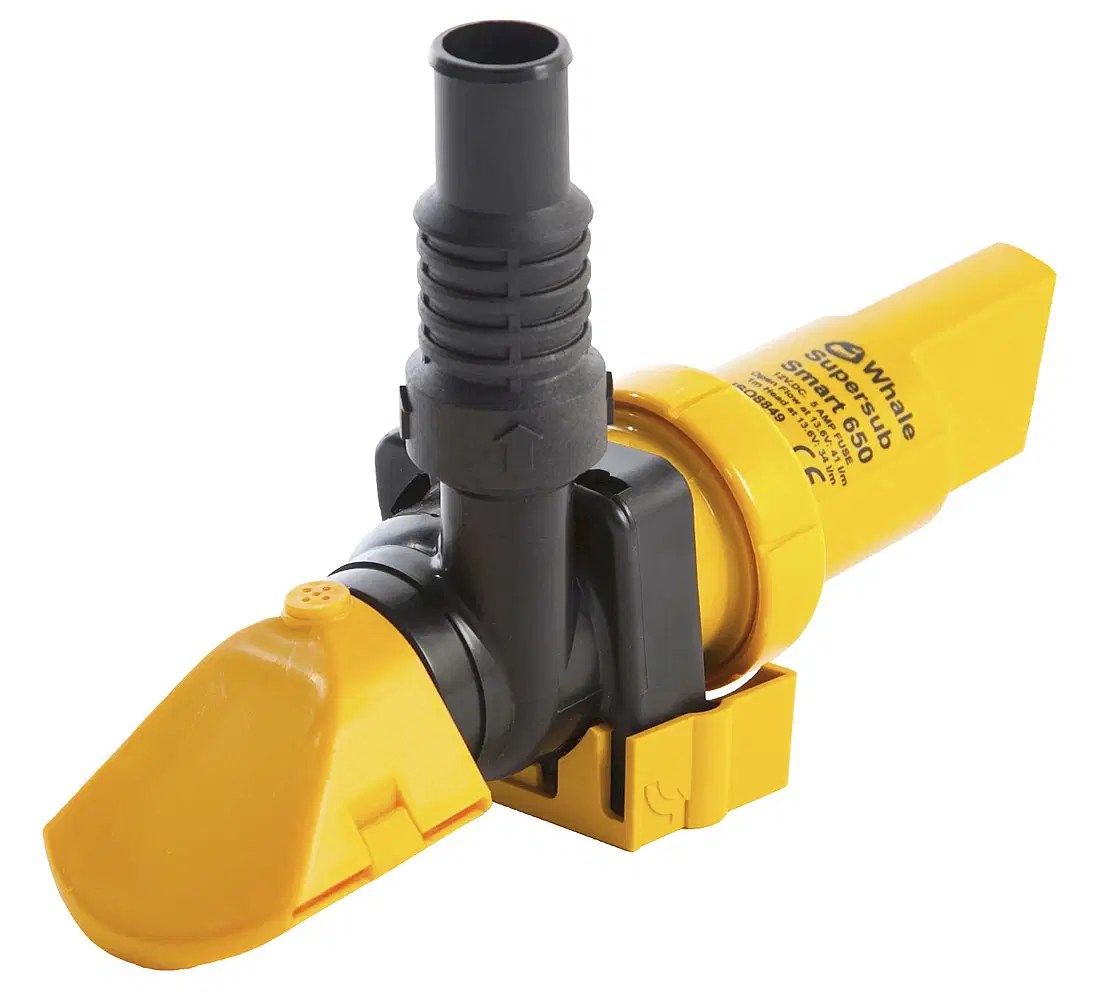 Bomba Perfil Bajo Automática. WHALE GPH1100- 3960.lts/h. 12v/24v