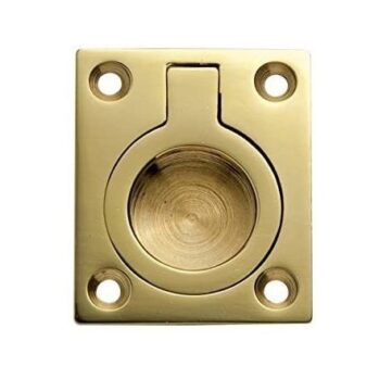 Tirador abatible latón pilido