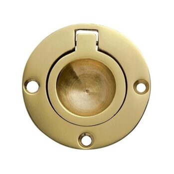 Tirador abatible latón pilido