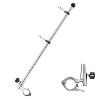 Asta Bandera Inox316, para riel--L: 45 cm---High Quality