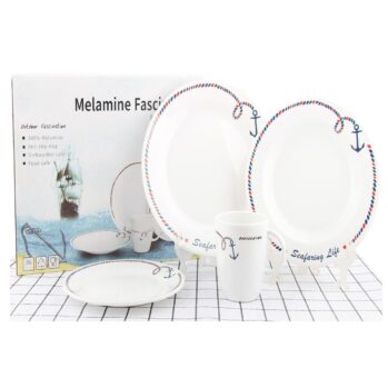 Juego de vajilla “Ancla”— 8 Piezas